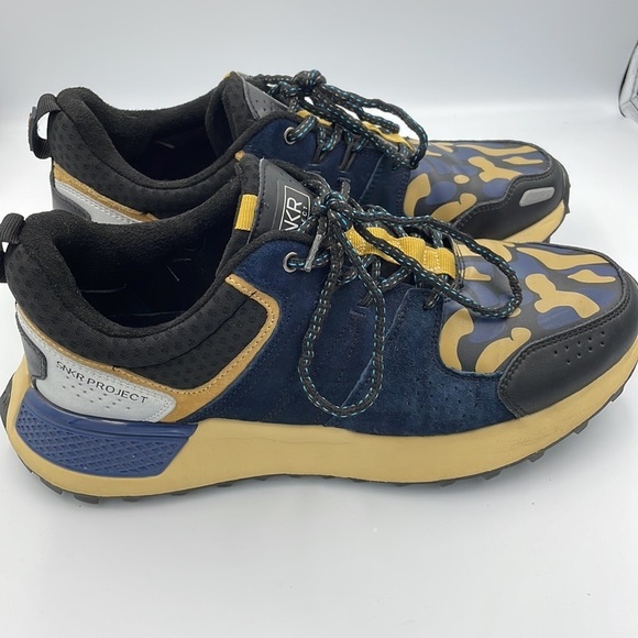 SNKR Project Men's Duane Lace Up Sneakers Navy/Tan Color US 12M - Picture 4 of 15